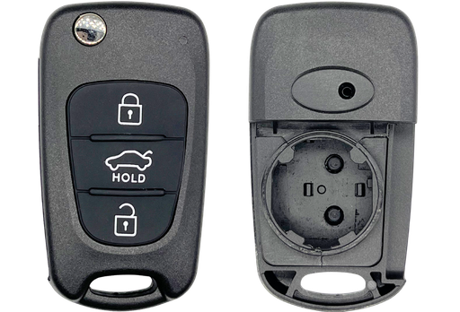 [HKAPS309C] COQUE 3 BOUTONS HYUNDAI® / KIA® LAME HYN17