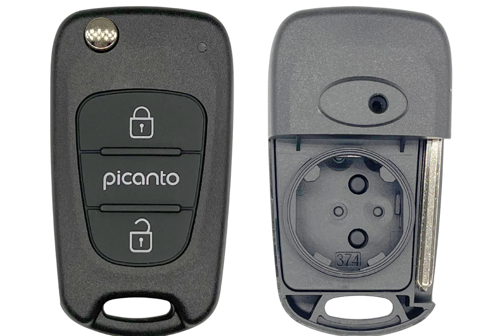 COQUE 3 BOUTONS HYUNDAI® / KIA® LAME HYN20