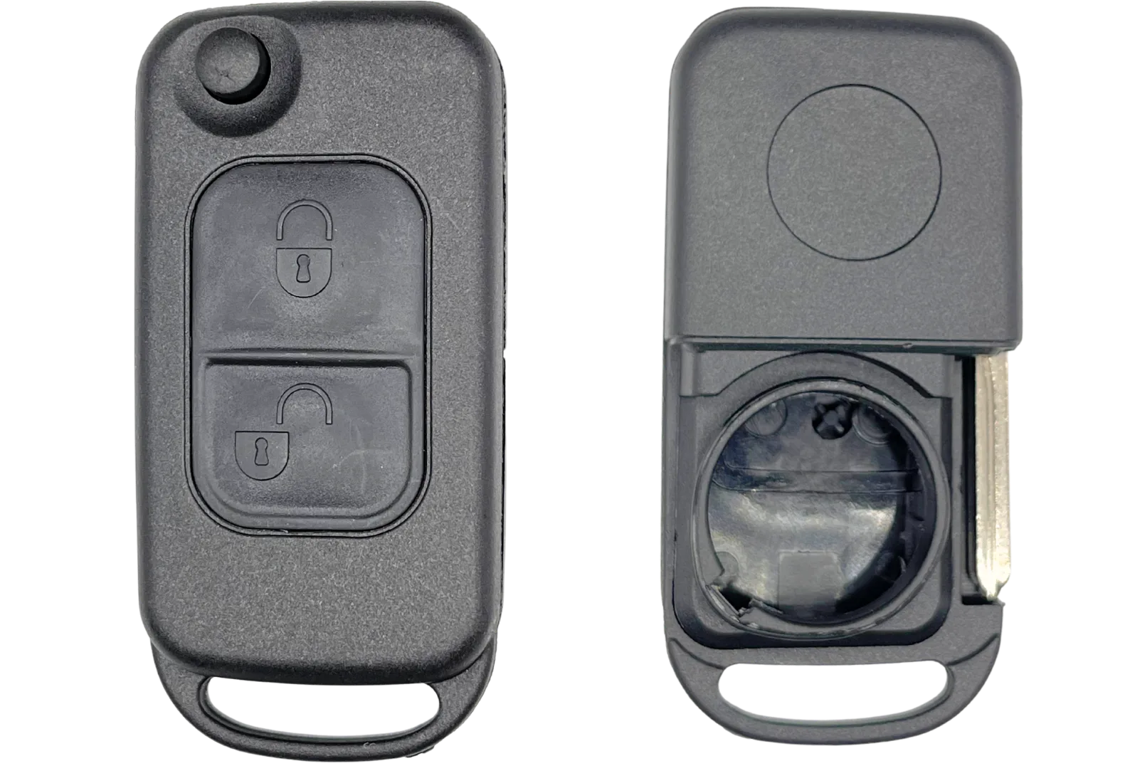 Coque 2 boutons mercedes® lame HU64