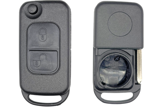 [MERPS206C] COQUE 2 BOUTONS MERCEDES® LAME HU64 MERPS206C