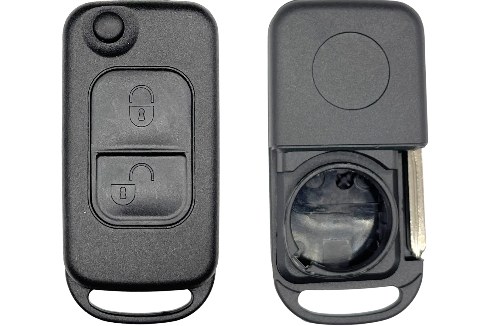 COQUE 2 BOUTONS MERCEDES® LAME HU39