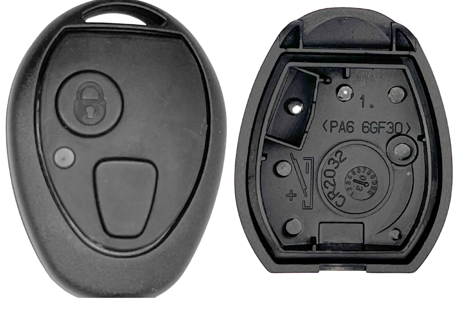 [MINPS16C] Coque de clé 2 boutons Mini (lame VA2 · réf. MINPS16C)