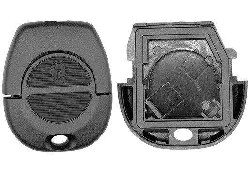 [NISPS25C] Coque de clé 2 boutons Nissan (profil NSN14 · réf. NISPS25C)
