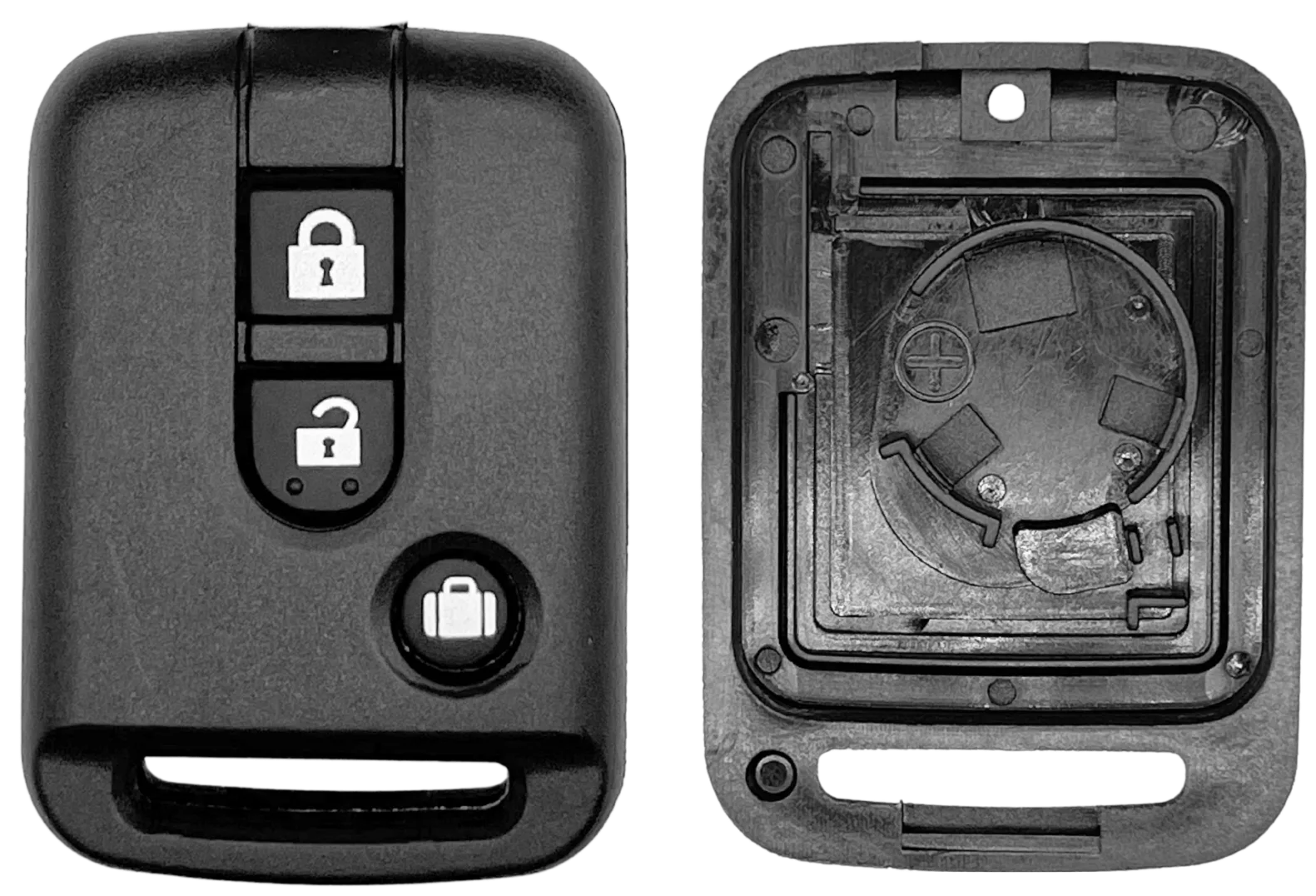 Coque de clé 3 boutons Nissan (lame NSN14 · réf. NISPS33C)