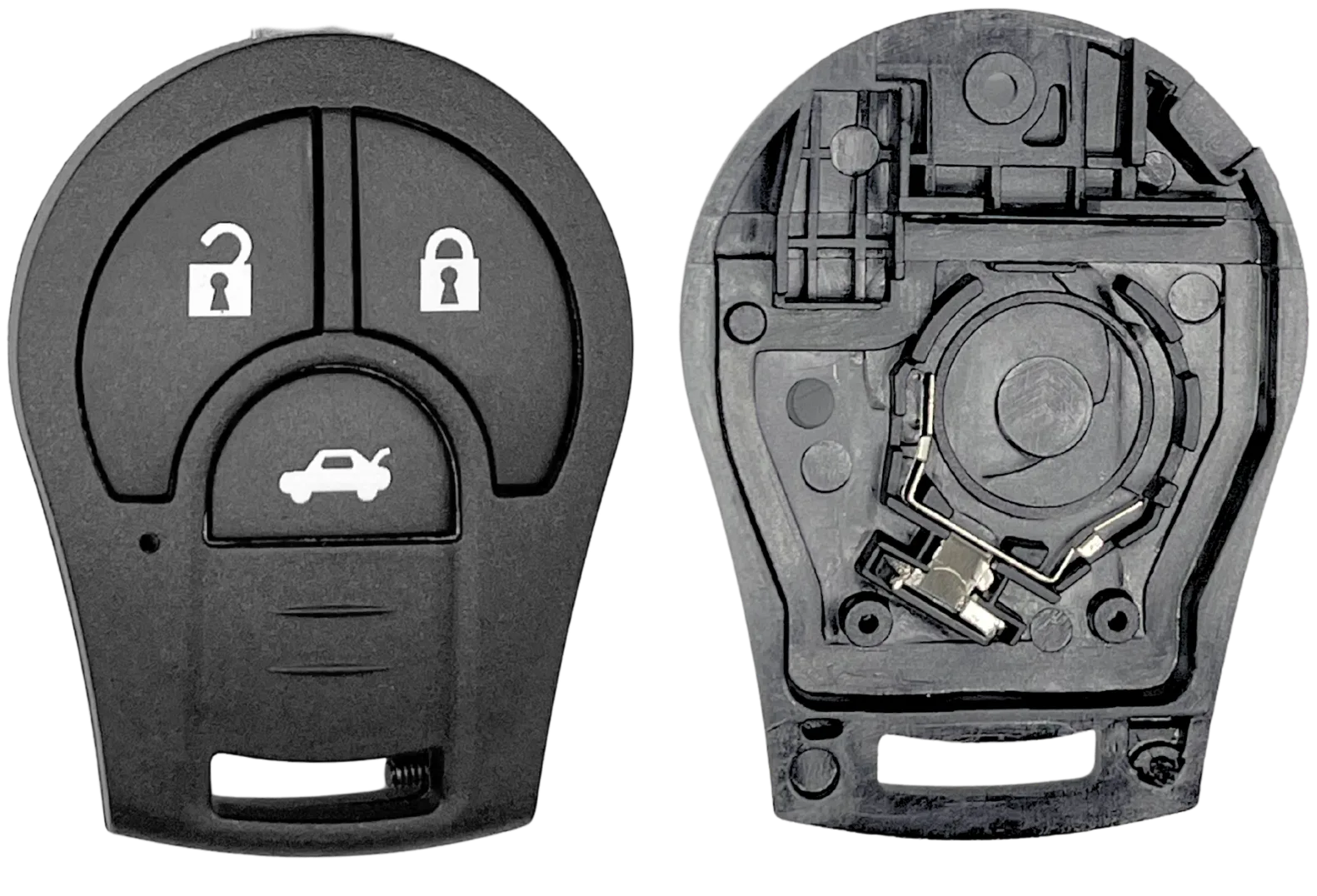 Coque de clé 3 boutons Nissan (lame NSN14 · réf. NISPS34C)