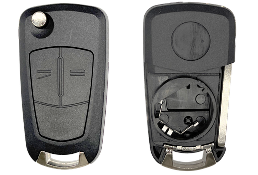 [OPEPS201C] Coque de clé 2 boutons Opel (lame HU100 · réf. OPEPS201C)