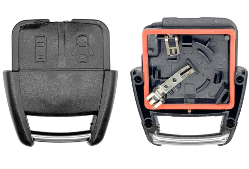 [OPEPS21C] COQUE 2 BOUTONS OPEL® LAME YM28 / HU46