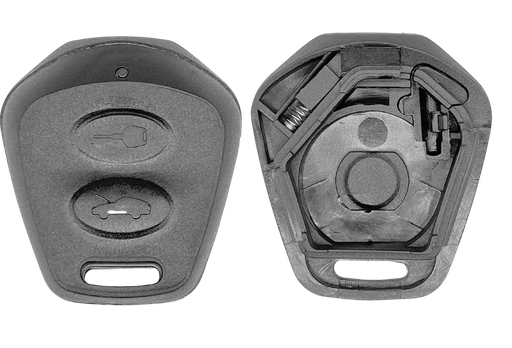[POSPS30C] Coque de clé 3 boutons Porsche (lame HU66 · réf. POSPS30C)
