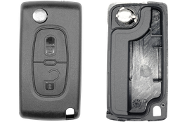 Coque de clé 2 boutons Peugeot / Citroën (lame HU83 …