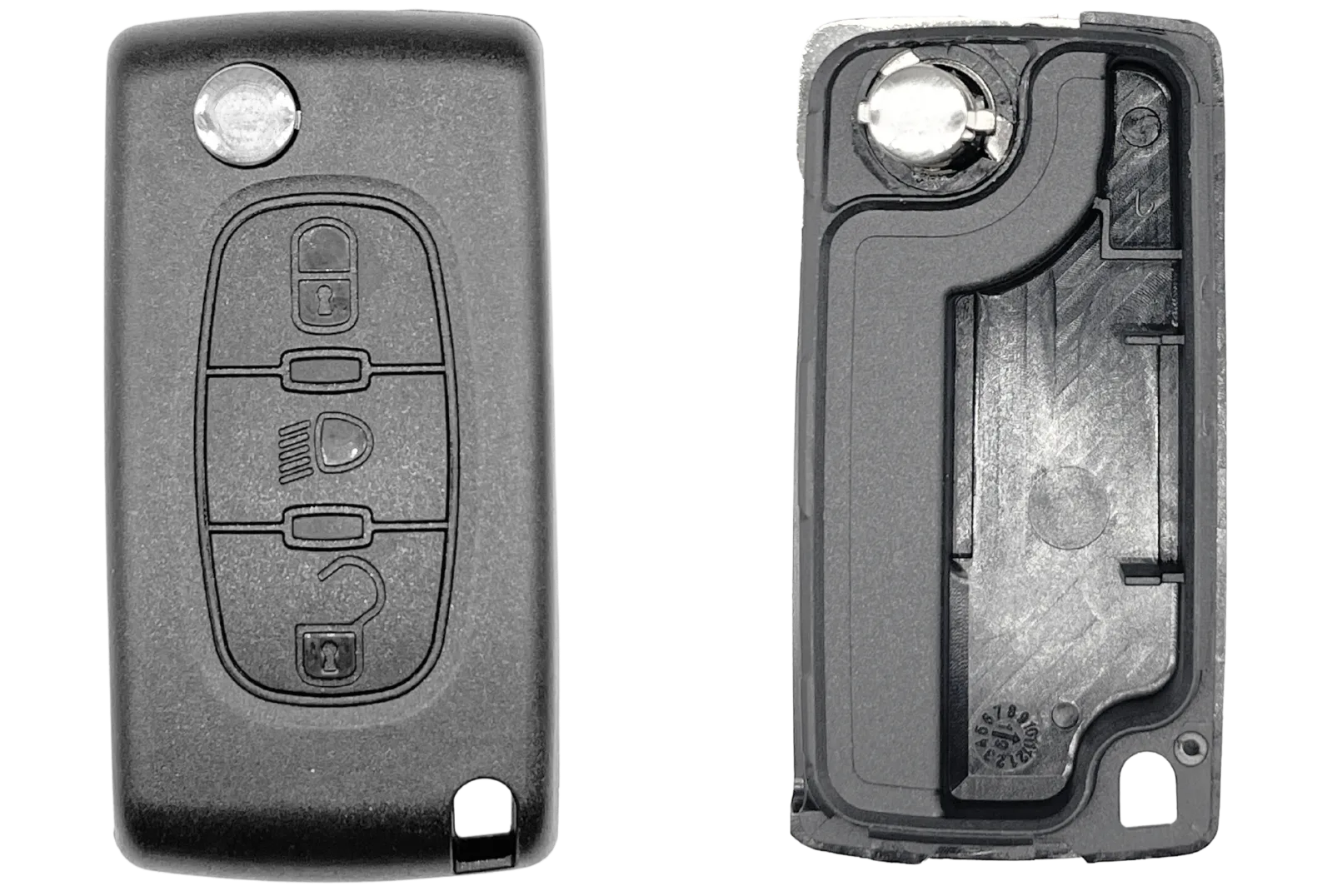 [PSAPS307CC] Coque de clé 3 boutons Peugeot / Citroën (profil PSAPS307CC)