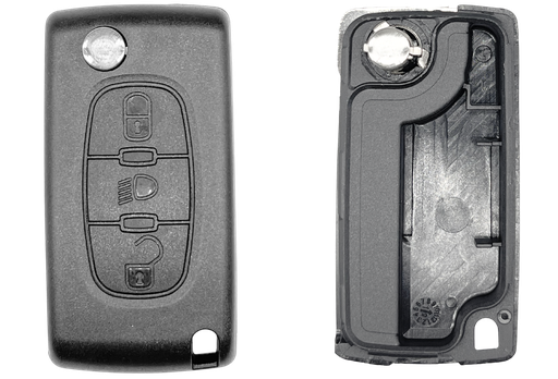 [PSAPS307CCP] Coque de clé 3 boutons Peugeot / Citroën (profil PSAPS307CCP)