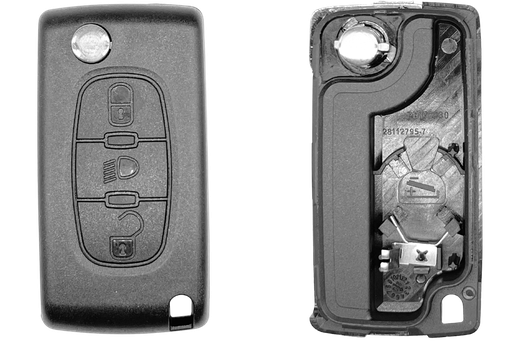 [PSAPS308CP] Coque de clé 3 boutons Peugeot / Citroën (profil PSAPS308CP)