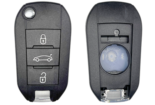 [PSAPS310C] COQUE 3 BOUTONS PEUGEOT® / CITROËN® PILE SUR COQUE LAME VA2