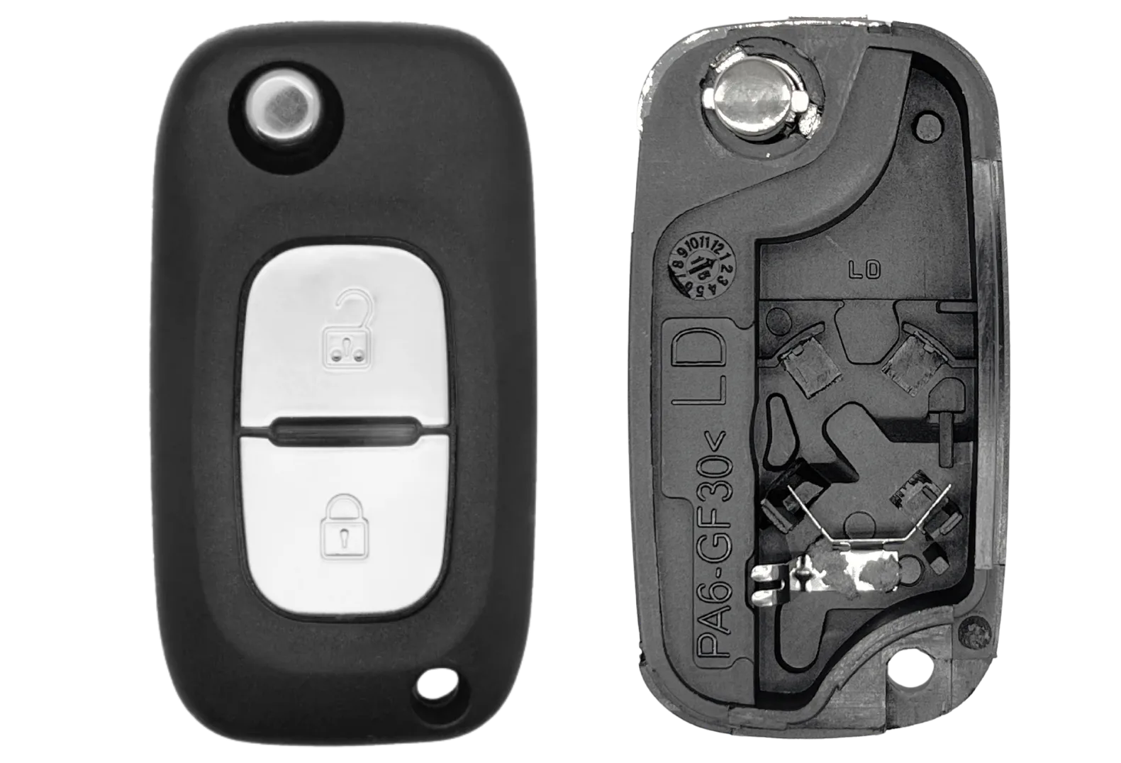 COQUE 2 BOUTONS RENAULT® / MERCEDES®