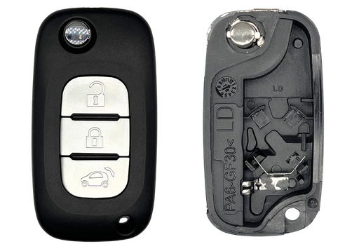 [RENPS301C] Coque de clé 3 boutons Renault (profil RENPS301C)