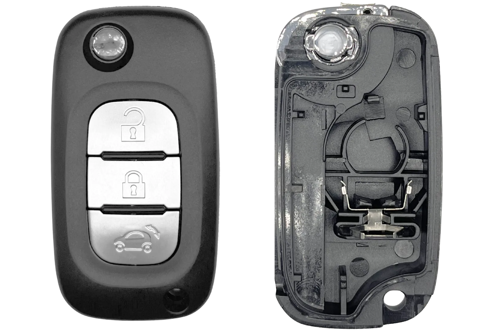 Coque de clé 3 boutons (profil SMAPS301C)
