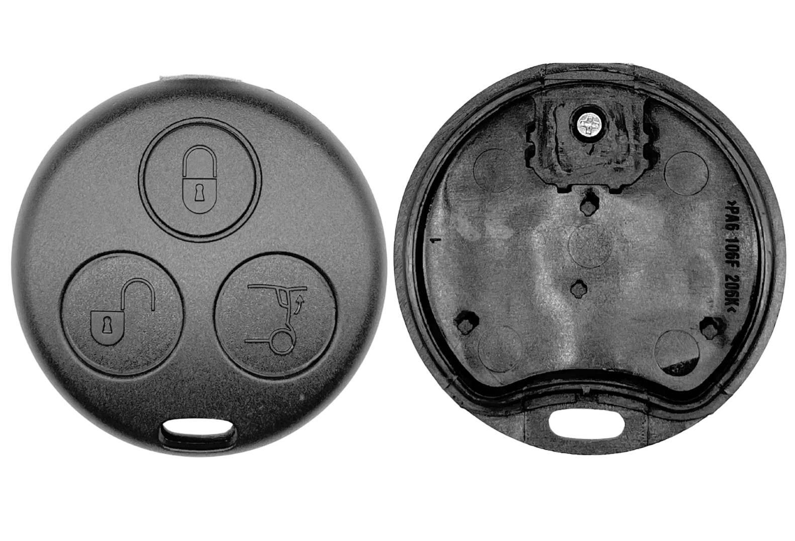 Coque de clé 3 boutons (profil SMAPS34C)