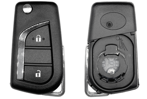 [TOYPS201C] COQUE 2 BOUTONS TOYOTA® LAME VA2
