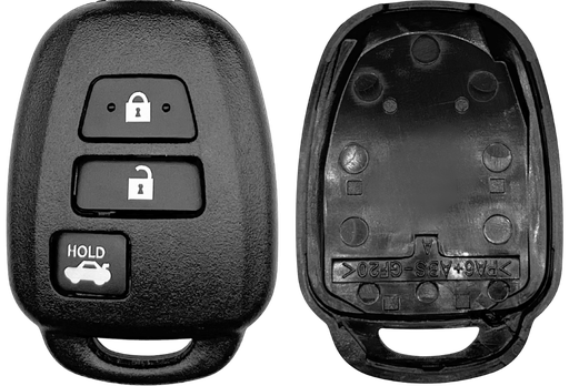 [TOYPS36C] Coque de clé 3 boutons Toyota (profil TOYPS36C)