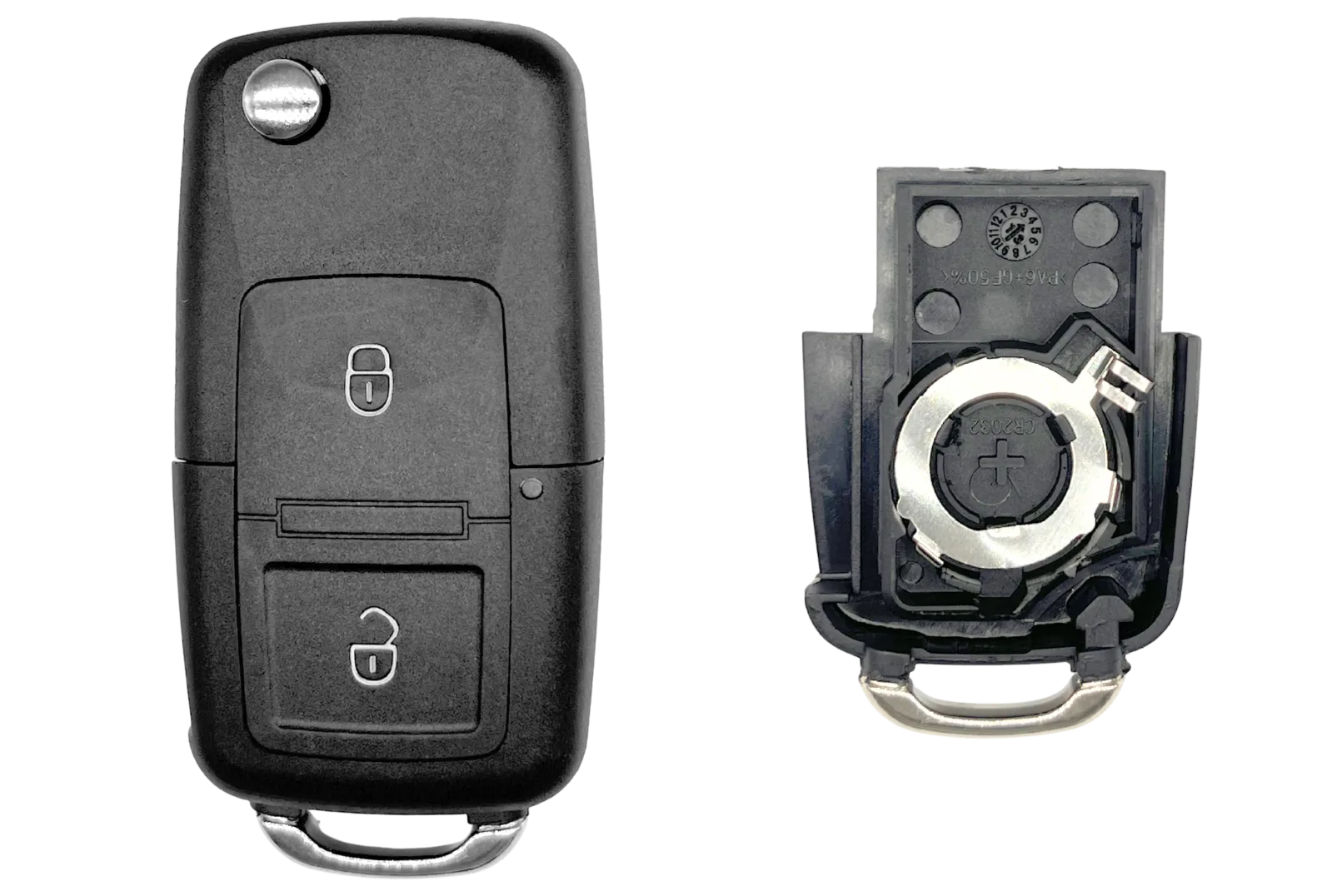 Coque de clé 2 boutons Volkswagen (profil VWPS202C)