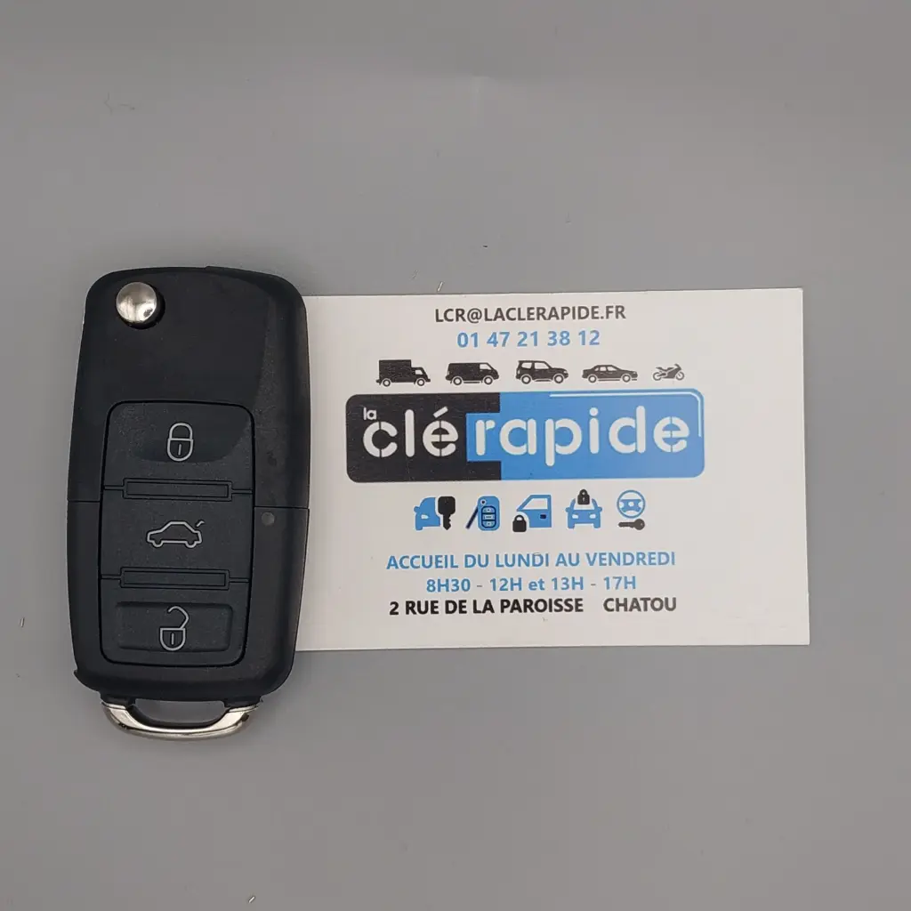 Télécommande Volkswagen (UDS) 3 boutons 434 MHz (VAGR108+)