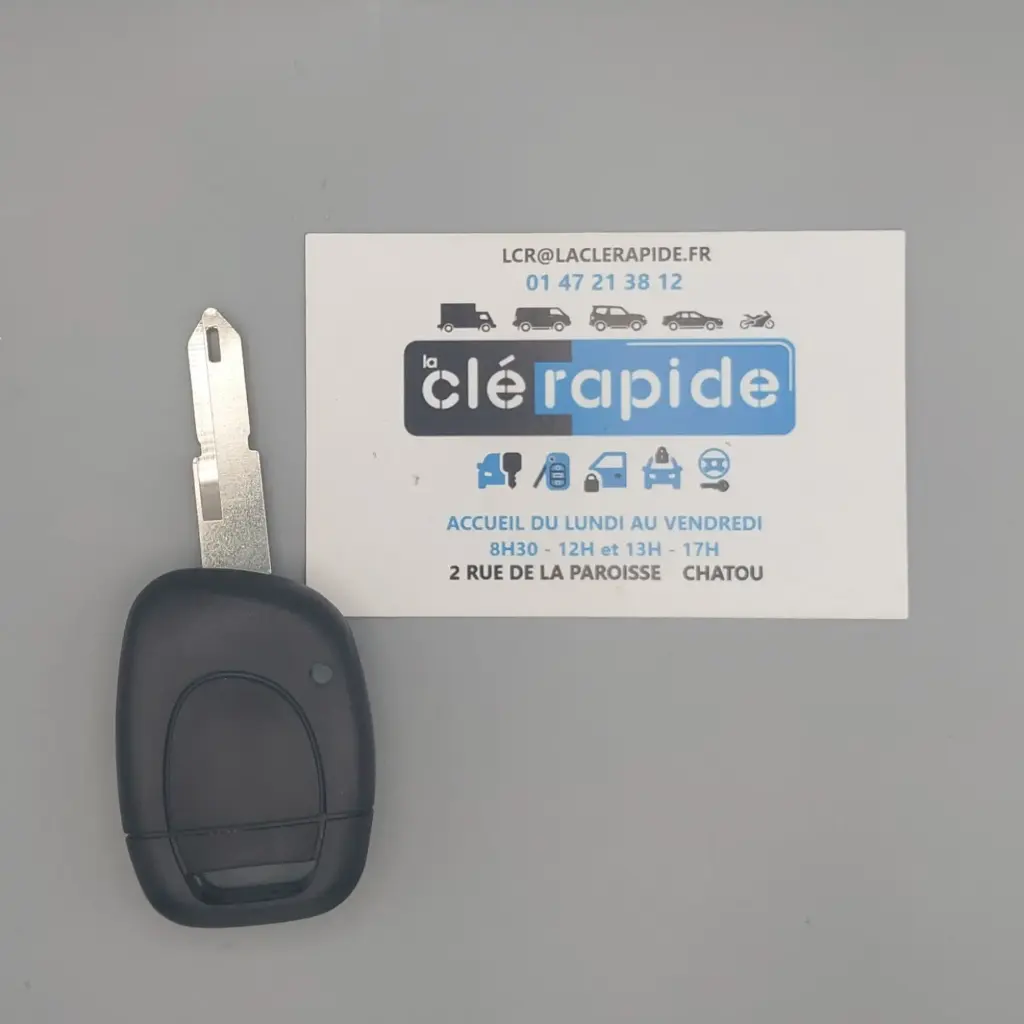 Clé télécommande Renault 1 boutons 433/434 MHz (RNR102E)
