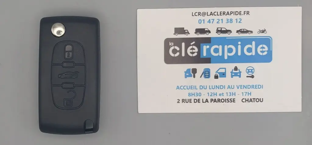 Télécommande Peugeot / Citroën 3 boutons 434 MHz (CPR120+)