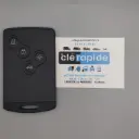 Télécommande Renault Megane III / Fluence / Latitude 4 boutons mains libres 433 MHz (RNR115+)