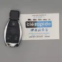 Télécommande Mercedes (véhicules FBS3) 3 boutons 433 MHz (BZR119+)