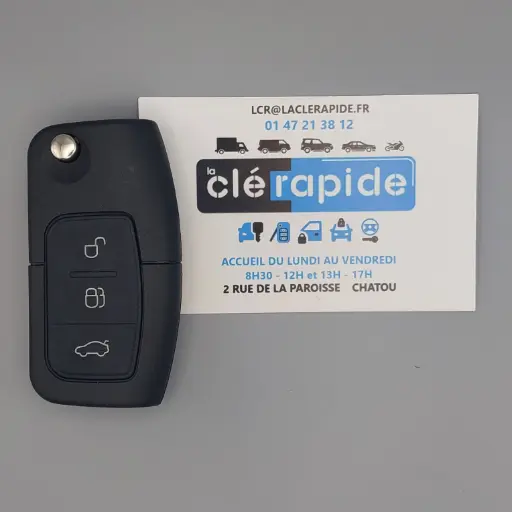 Télécommande Ford C-Max 3 boutons 434 MHz (FOR104+)