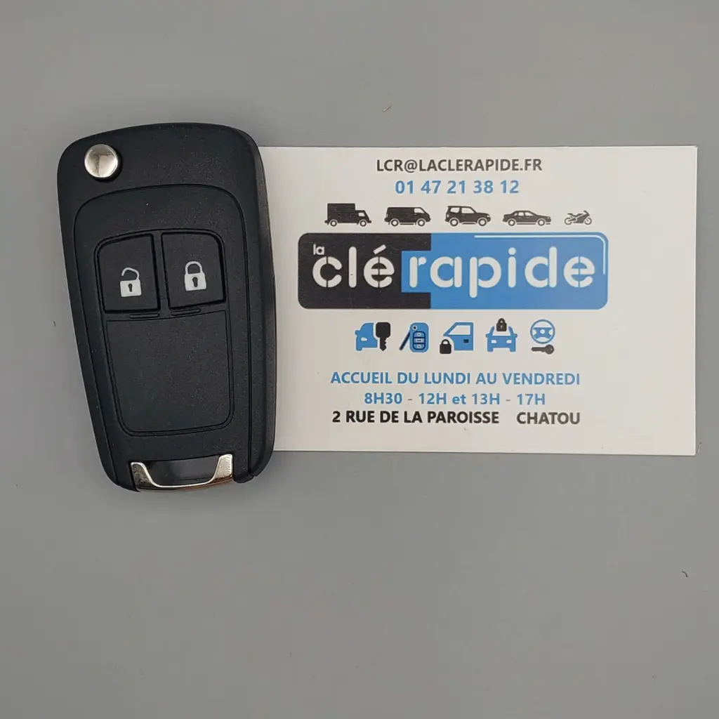 Télécommande Opel Astra J 3 boutons 434 MHz (OPR115+)