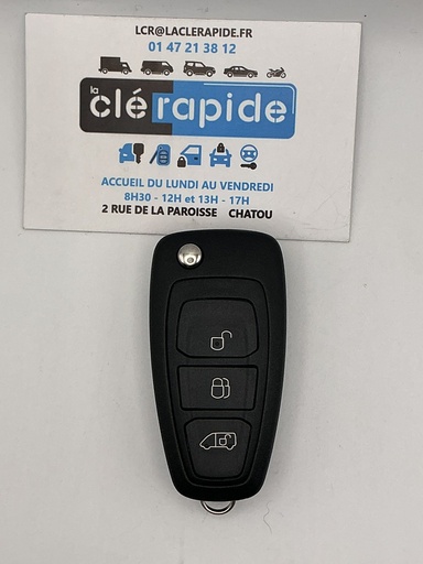 TELECOMMANDE FORD TRANSIT SANS INSERT