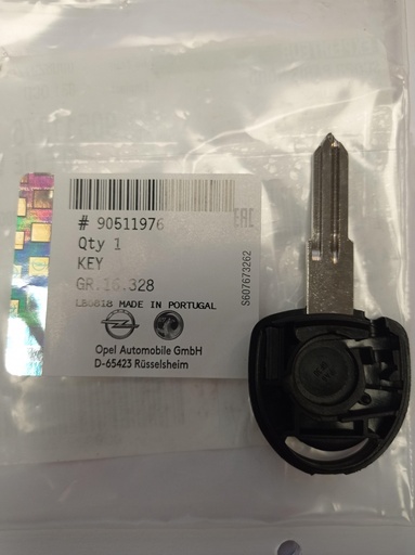 [90511976] Clé Opel Astra/Corsa/Vectra (profil S) 1996 - 2002 Mise au code et taillage inclus, à partir du code de clé ou d'une photo de la clé du véhicule