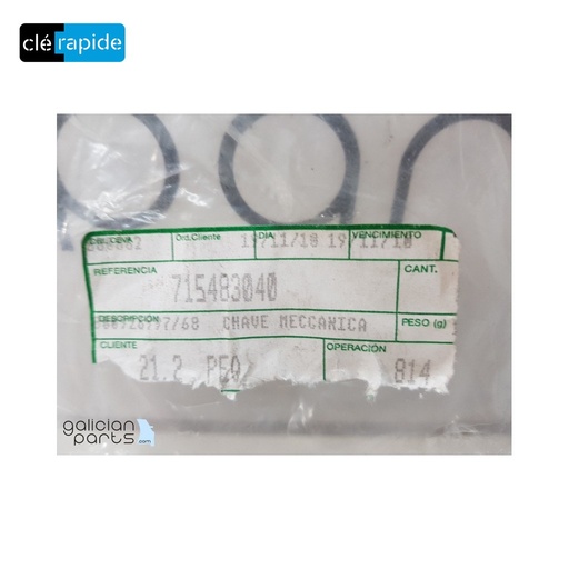[715483040] CLE PUNTO TRANSPONDE