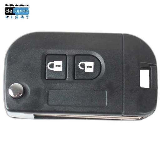 [1671768780] OPEL CORSA SINUZ CA 3 BUTTONS FOLDING REMOTE CONTROL Code and cutting included, from the key code or a photo of the vehicle key